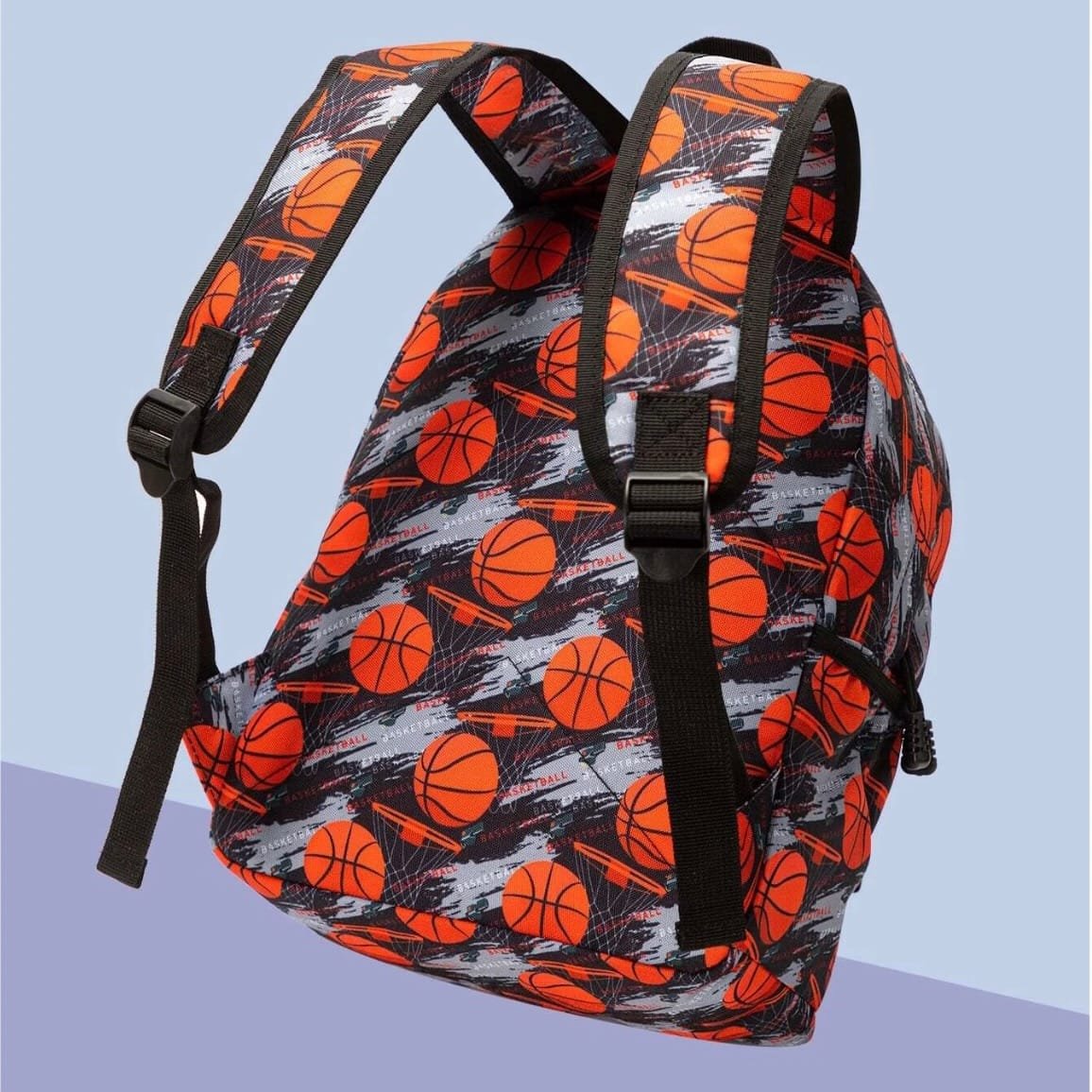 Abstract Basketball Backpack Backpack- 13″ Basketball Pattern - KimmysKiddiesCorner