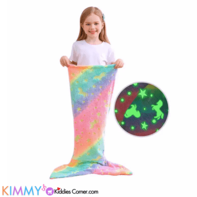 Mermaid Tail Blanket- Rainbow Unicorn
