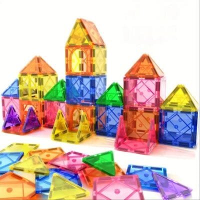 Magnetic Tiles Building Blocks- 42PCS