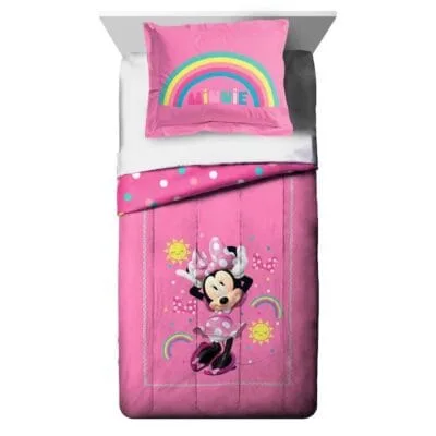 Kids Comforter Set,  2PC Reversible, Twin/Full- Minnie Mouse