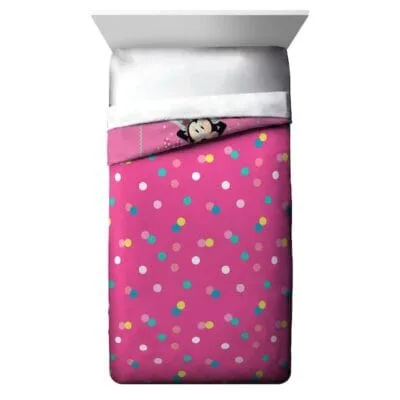 Kids Comforter Set,  2PC Reversible, Twin/Full- Minnie Mouse