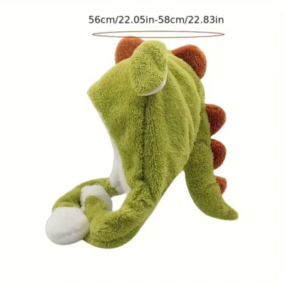 Fuzzy Movable Hats- Dino