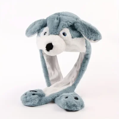 Fuzzy Movable Hats- Husky