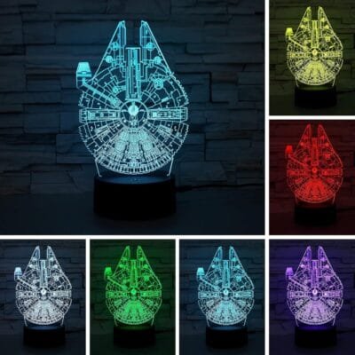 3D NIGHTLIGHT- MILLENIUM FALCON