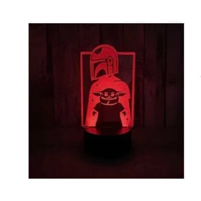 3D NIGHTLIGHT- MANDALORIAN W/REMOTE