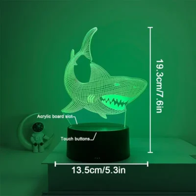 3D NIGHTLIGHT- SHARK