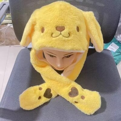 Fuzzy Movable Hats- Sanrio Pompompurin