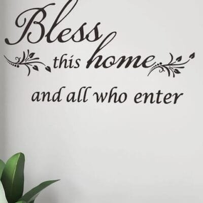 Decal: Inspirational- Bless This Home