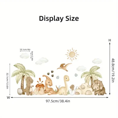 Decal: Nursery- Dinosaur Clouds