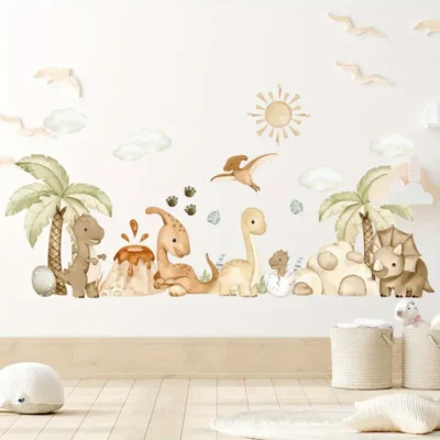 Decal: Nursery- Dinosaur Clouds