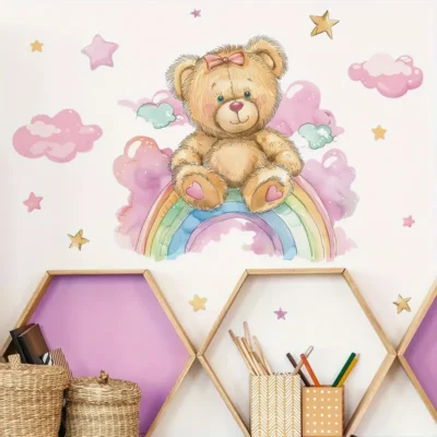 Decal: Nursery- Rainbow Bear