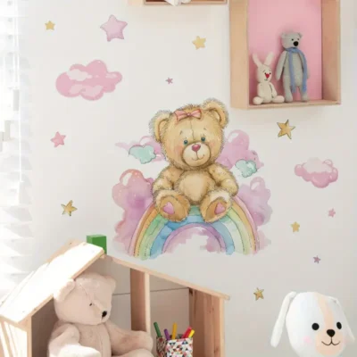 Decal: Nursery- Rainbow Bear