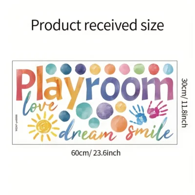 Decal: Educational- Playroom