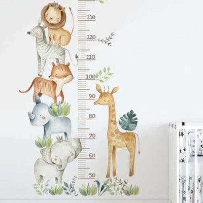 Decal: Kids- Height Chart Giraffe