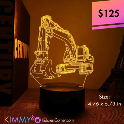 3D Nightlight- Excavator