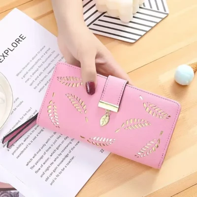 Clutch Wallet for Women- Brown, Black, Pink