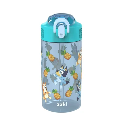 Zak! Leak Proof Kids Straw Water Bottle 16oz- Bluey