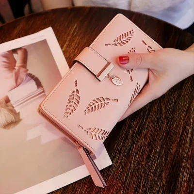 Clutch Wallet for Women- Brown, Black, Pink