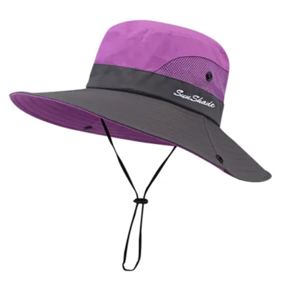 Sun Hat- Unisex Adult- Purple Duotone