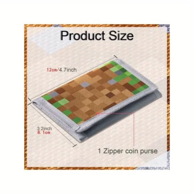 Kids Trifold Wallet- Minecraft