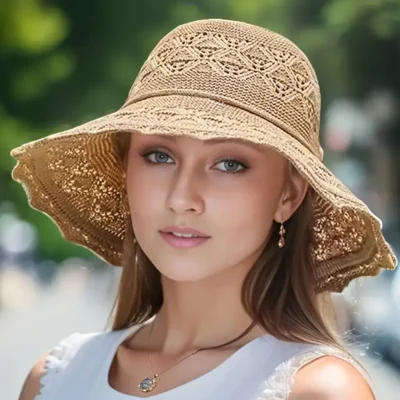 Sun Hat- Ladies- Caramel