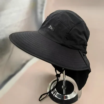 Sun Hat- Men's/ Unisex Adult- Black