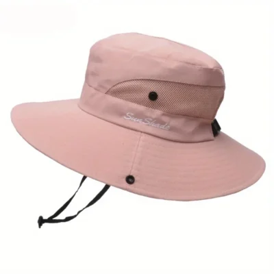 Sun Hat- Unisex Adult- Pink Solid