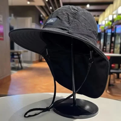 Sun Hat- Men's/ Unisex Adult- Black