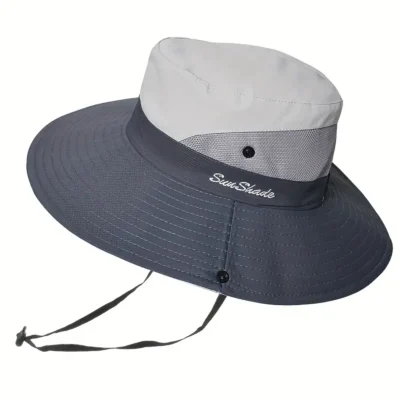 Sun Hat- Unisex Adult- Grey Duotone