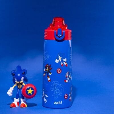 Zak! Sonic Kids 19oz Water Bottle Stainless Steel