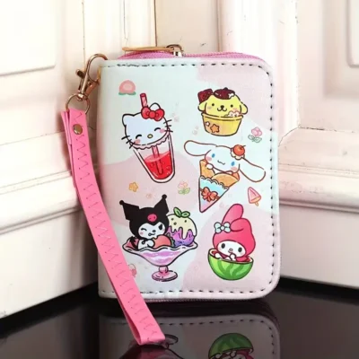Sanrio Hello Kitty and Friends Compact Wallet with Wrist Strap
