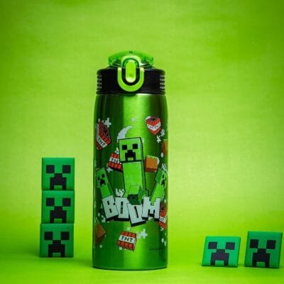 Zak! Minecraft Water Bottle 19oz Stainless Steel