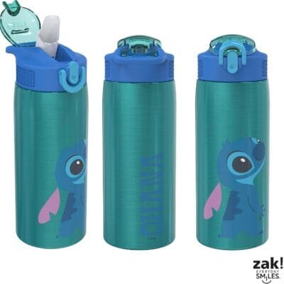 Zak! Disney Stitch Aloha Water Bottle 19oz Stainless Steel