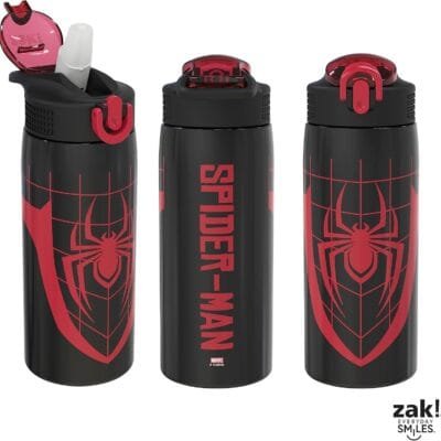 Zak! Spider-Man Water Bottle 19oz Stainless Steel