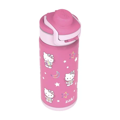 Zak! 14oz Sanrio Hello Kitty Kids Straw Water Bottle Stainless Steel