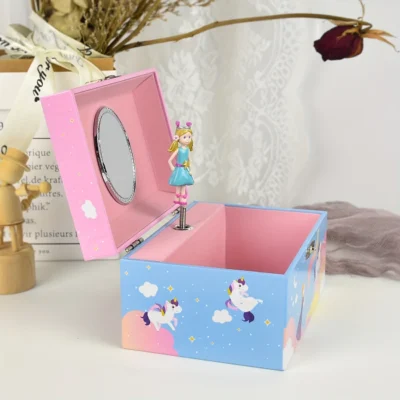 Musical Jewellery Box- Girl & Unicorn Adventure