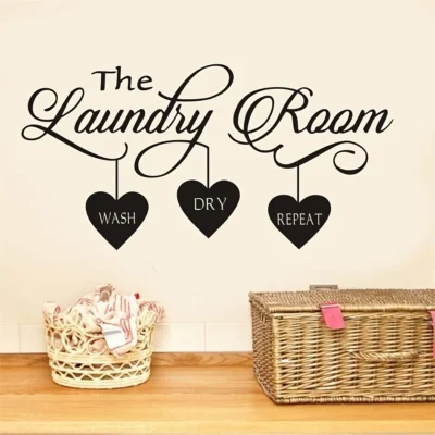 Decal: Laundry Room Heart