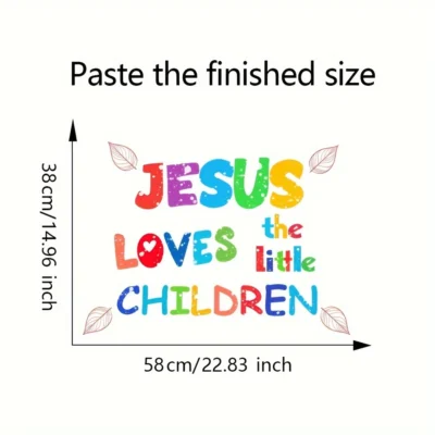 Decal: Inspirational- Jesus Children