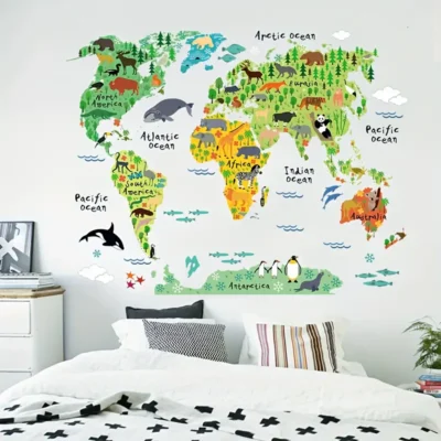 Decal: Kids- World Atlas