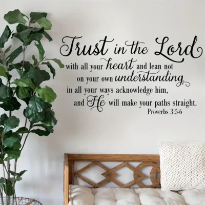 Decal: Inspirational- Trust in the Lord