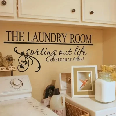 Decal: Laundry Room Life