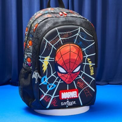 Smiggle Backpack + Lunchbag Set 16.5"- Spiderman