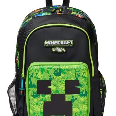 Smiggle Backpack + Lunchbag Set 16.5"- Minecraft
