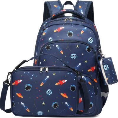 Backpack Set 15.7"- Rockets