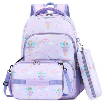 Backpack Set 15.7"- Purple Fairy