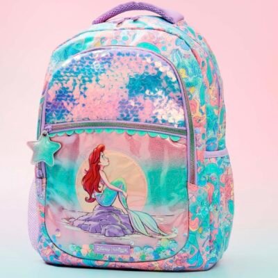 Smiggle Backpack + Lunchbag Set 16.5"- Ariel
