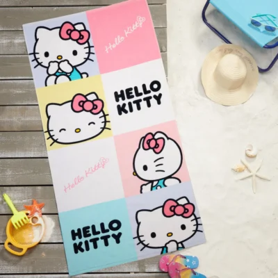 Kids Beach Towel- Hello Kitty