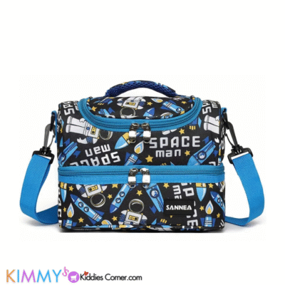 Lunch Bag- Space Man- Double Compartment