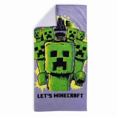 Kids Beach Towel- Minecraft