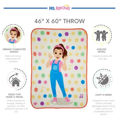Ms Rachel Soft Throw Blanket- 46